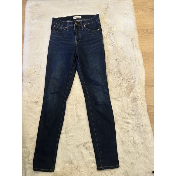 Madewell‎ Jeans 9" Mid Rise  Skinny Blue size 25 - Picture 1 of 9
